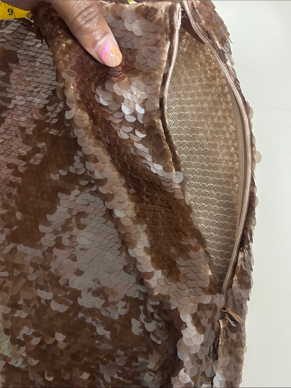 NWT (size 8) MANGO SEQUINNED MIDI-SKIRT - Picture 10 of 10